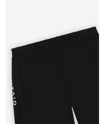 Givenchy Boys Logo Bermuda Shorts in Black acheter en ligne