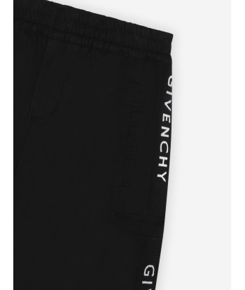 Givenchy Boys Logo Bermuda Shorts in Black acheter en ligne