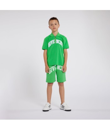 Givenchy Boys Logo Print Shorts in Green prix pour 