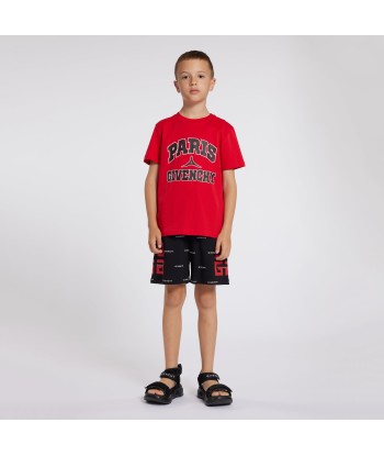 Givenchy Boys Logo Print Bermuda Shorts in Black de l' environnement