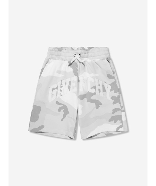 Givenchy Boys Camouflage Print Shorts in Grey votre restaurant rapide dans 