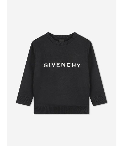 Givenchy Boys Logo Print Sweatshirt in Black d'Europe débarque