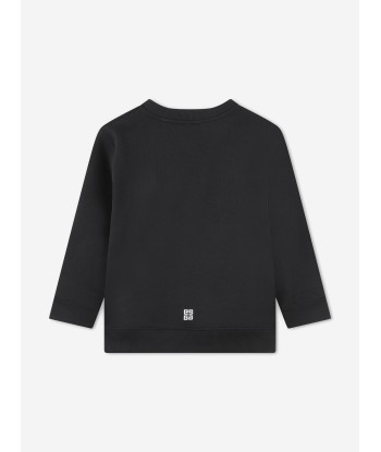 Givenchy Boys Logo Print Sweatshirt in Black d'Europe débarque