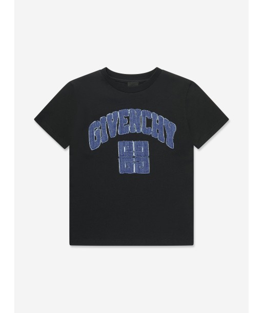 Givenchy Boys Applique Logo T-Shirt in Black vente chaude votre 