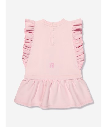 Givenchy Baby Girls Ruffle Sweater Dress in Pink des créatures d'habitude