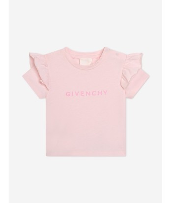 Givenchy Baby Girls Ruffle T-Shirt in Pink Véritable concentré