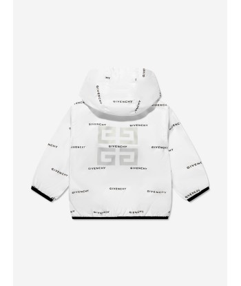 Givenchy Baby Boys Hooded Windbreaker in White à prix réduit toute l'année