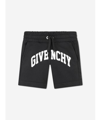 Givenchy Boys Logo Print Shorts in Black Venez découvrir notre 