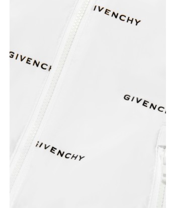 Givenchy Baby Boys Hooded Windbreaker in White à prix réduit toute l'année