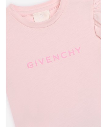 Givenchy Baby Girls Ruffle T-Shirt in Pink Véritable concentré