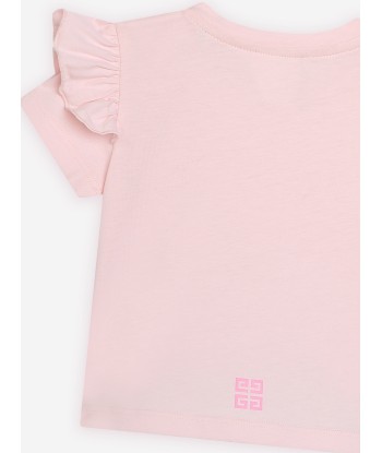 Givenchy Baby Girls Ruffle T-Shirt in Pink Véritable concentré