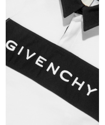 Givenchy Baby Boys Logo Polo Shirt in White acheter en ligne