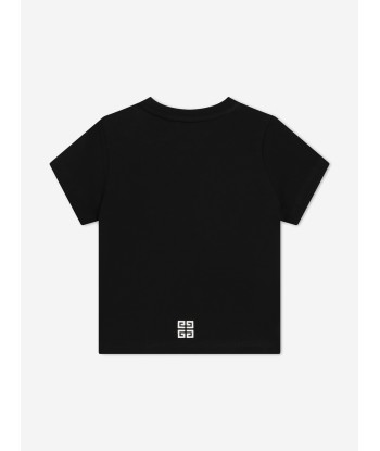 Givenchy Baby Boys Logo Print T-Shirt in Black destockage