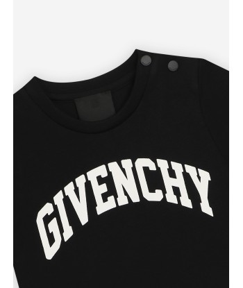 Givenchy Baby Boys Logo Print T-Shirt in Black destockage