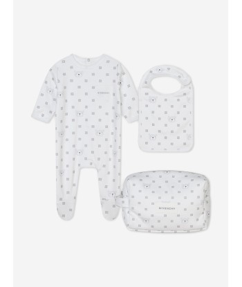 Givenchy Baby 3 Piece Gift Set in White pas cher 