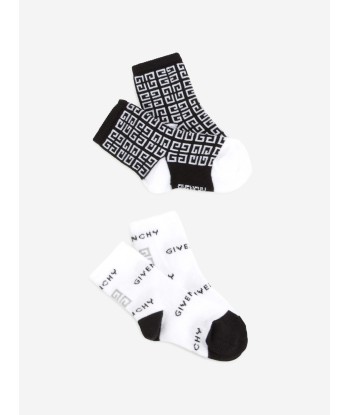 Givenchy Baby Boys Set Of 2 Socks in Black de votre