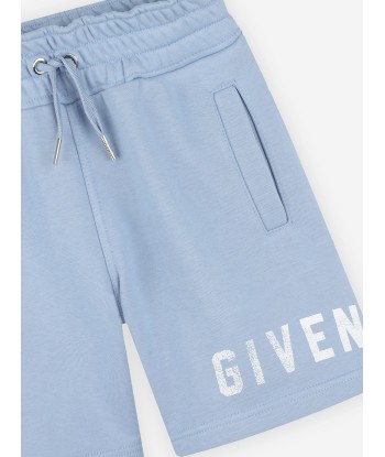 Givenchy Boys Logo Print Shorts in Blue france