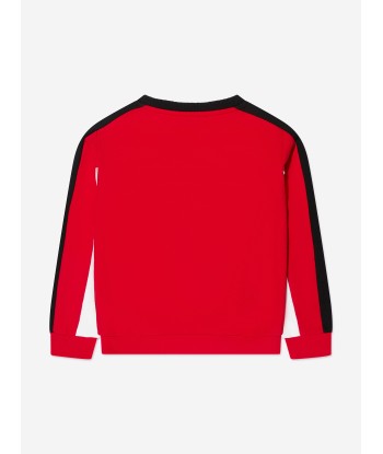 Hugo Boys Racing Sweatshirt in Red de France