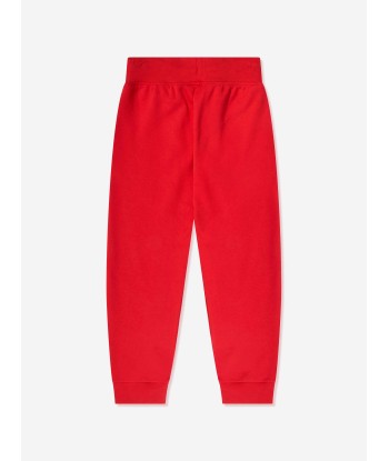 Hugo Boys Logo Print Joggers in Red commande en ligne