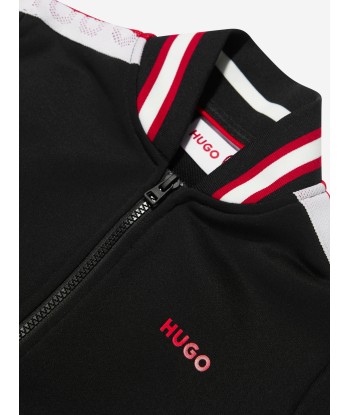 Hugo Boys Track Jacket in Black 50-70% off 