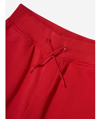 Hugo Boys Logo Print Joggers in Red commande en ligne