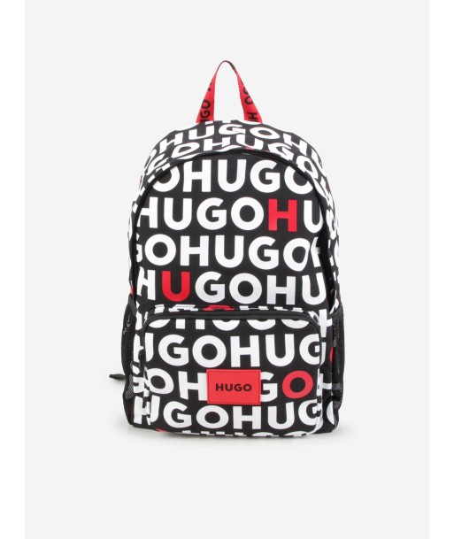 Hugo Kids Logo Print Backpack in Black (39cm) ou a consommer sur place