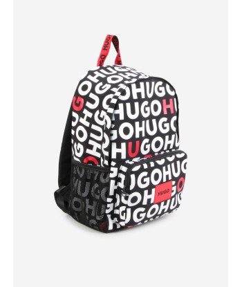 Hugo Kids Logo Print Backpack in Black (39cm) ou a consommer sur place