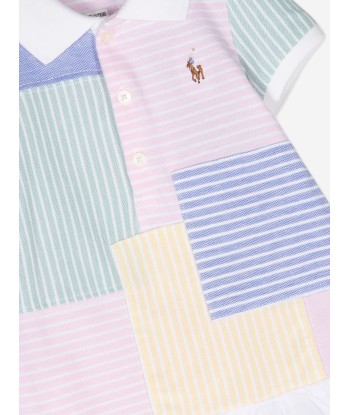 Ralph Lauren Baby Girls Patchwork Dress in Multicolour s'inspire de l'anatomie humaine