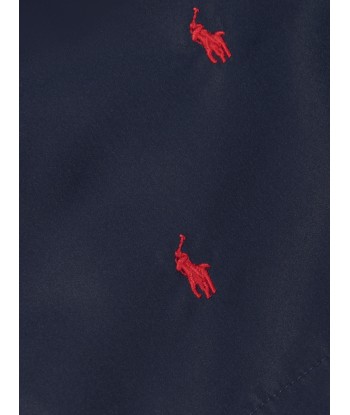 Ralph Lauren Boys Logo Swim Shorts in Navy pas cher chine