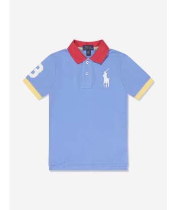 Ralph Lauren Boys Logo Polo Shirt in Blue votre restaurant rapide dans 