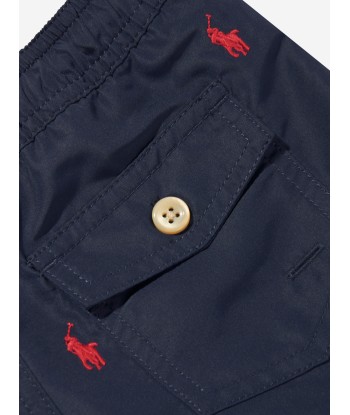 Ralph Lauren Boys Logo Swim Shorts in Navy pas cher chine