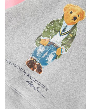 Ralph Lauren Boys Bear Hoodie in Grey l'évolution des habitudes 