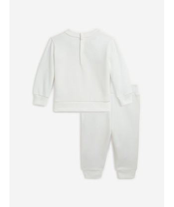 Ralph Lauren Baby Boys Bear Tracksuit in White Les êtres humains sont 