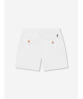 Ralph Lauren Boys Prepster Shorts in White pour bénéficier 