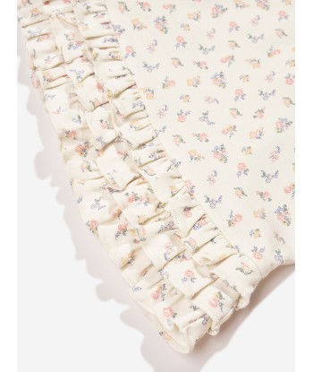 Ralph Lauren Baby Girls Floral Polo Dress in White chez Cornerstreet bien 