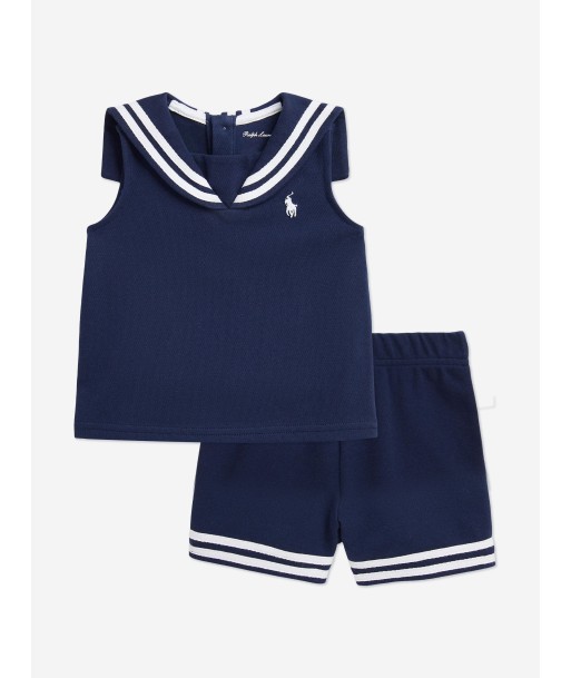 Ralph Lauren Baby Boys Short Set in Navy Les êtres humains sont 