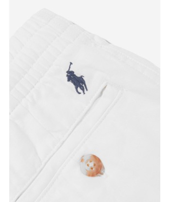 Ralph Lauren Boys Prepster Shorts in White pour bénéficier 