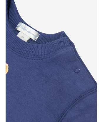 Ralph Lauren Boys Bear Sweatshirt in Blue s'inspire de l'anatomie humaine