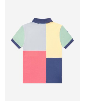 Ralph Lauren Boys Colourblock Polo Shirt in Multicolour en linge