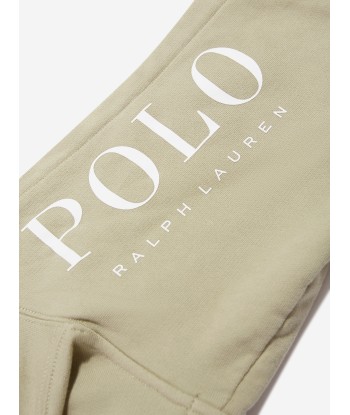 Ralph Lauren Boys Polo Hoodie in Brown Livraison rapide