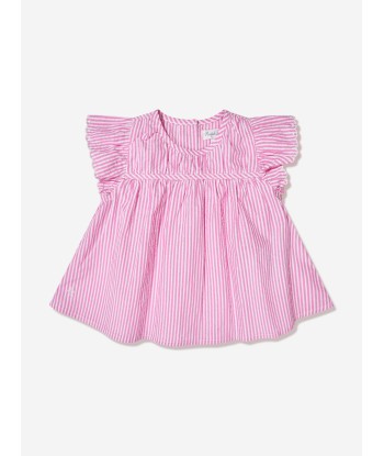 Ralph Lauren Baby Girls Striped Bloomer Short Set in Pink acheter en ligne