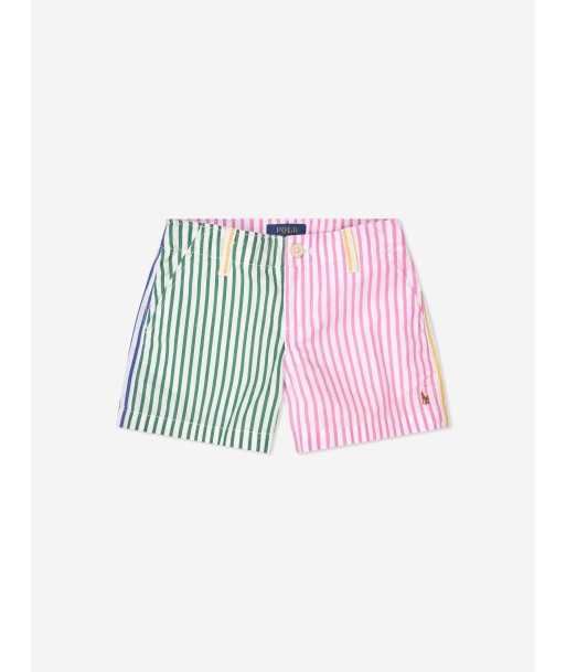 Ralph Lauren Girls Striped Cotton Shorts in Multicolour vous aussi creer 