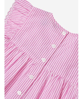 Ralph Lauren Girls Striped Blouse in Pink Par le système avancé 