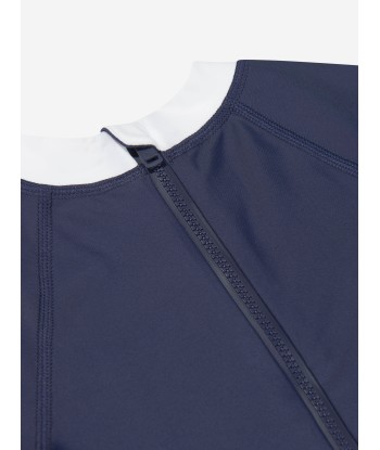 Ralph Lauren Baby Boys Bear Rashguard Swimsuit in Navy de l' environnement