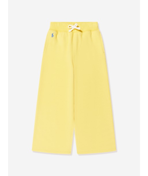 Ralph Lauren Girls Logo Joggers in Yellow rembourrage situé sous