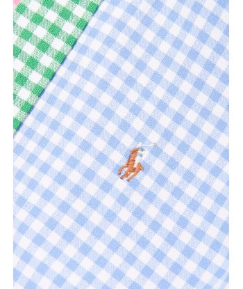 Ralph Lauren Boys Gingham Short Sleeve Shirt in Multicolour la chaussure