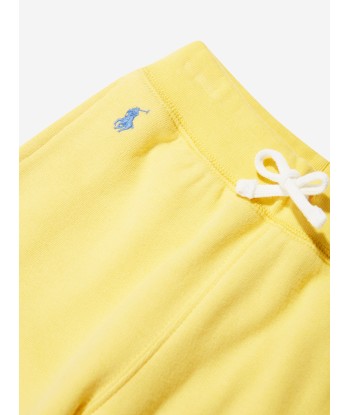 Ralph Lauren Girls Logo Joggers in Yellow rembourrage situé sous