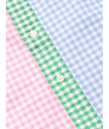 Ralph Lauren Boys Gingham Short Sleeve Shirt in Multicolour la chaussure