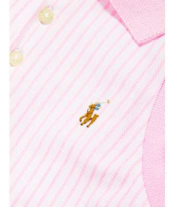 Ralph Lauren Girls Sleeveless Oxford Dress in Pink en ligne des produits 