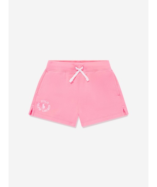 Ralph Lauren Girls Logo Shorts in Pink pas cheres